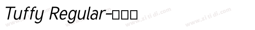 Tuffy Regular字体转换